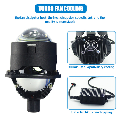 Super Bright 16000Lm Bi-Led Projector Led Headlight Lens Bi Led Headlight Bulbs 150W Bi Car Led Projector Lens For Car