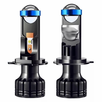 Led Headlights High Power H4 Mini Projector Bulbs H7 Mini Bi Led Led Projector Lens H7 H4