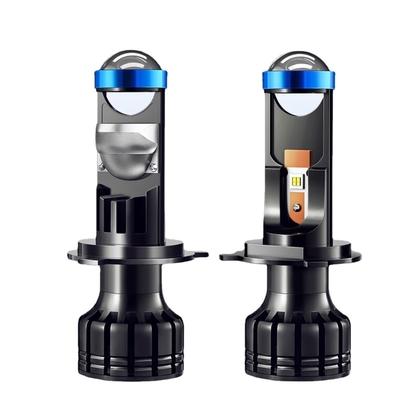 Bi Led H4 Προβολέας φακού Hi/Lo Beam Auto Conversion With Car Mini H7 Led Projector