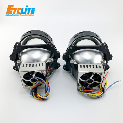 16000Lm LED Projector Lens , High Low Beam 6000K Projector H4 Headlights